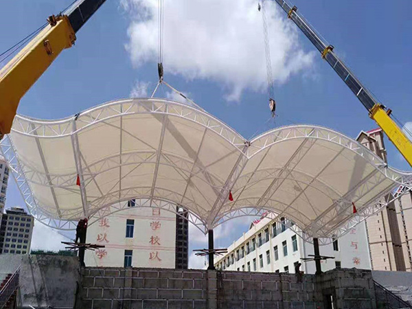 北京膜結構工程安裝中遇到的阻礙要提早預防